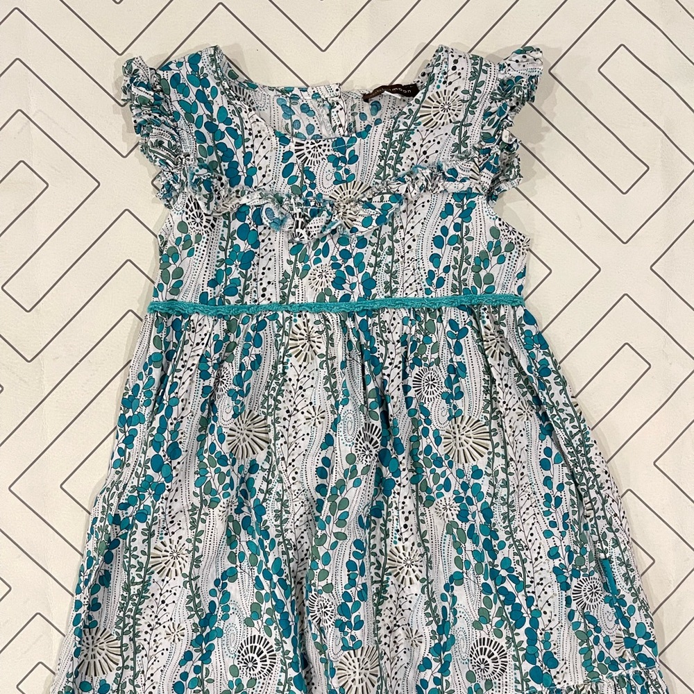 Rabbit Moon Pattern Dress - Picture 2 of 11
